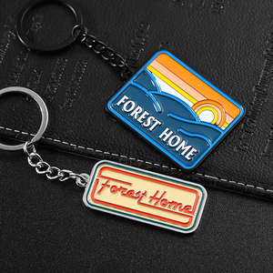 Offre spéciale, porte-clés avec logo en métal personnalisé, porte-clés en alliage de zinc moulé sous pression en émail souple - Product Image 5