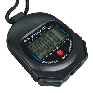 Classico <span class=keywords><strong>orologio</strong></span> da <span class=keywords><strong>cronometro</strong></span> sportivo LCD portatile professionale impermeabile digitale <span class=keywords><strong>con</strong></span> Timer a corda - Product Image 2