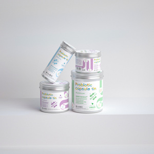 Boîte en aluminium de qualité supérieure pour compléments alimentaires, emballage recyclable de qualité alimentaire, conception personnalisée prise en charge, pot à capsules 200 ml 250 ml - Product Image 5