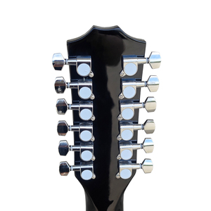 Aiersi Thương Hiệu 41 Inch Điện <span class=keywords><strong>12</strong></span> Chuỗi Acoustic <span class=keywords><strong>Guitar</strong></span> Màu Đen Colour Basswood Dân Gian Nhạc Cụ Giá Rẻ Giá OEM ODM - Product Image 6