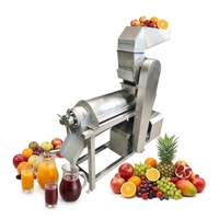 Extracteur de jus commercial en acier inoxydable à pression à froid pour mangues, oranges, citrons et ananas, idéal pour les entreprises