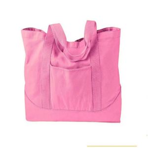 กระเป๋าผ้าแคนวาสสีสันสดใสรักษ์โลก พิมพ์โลโก้ ดีไซน์ทันสมัย เหมาะสำหรับทำงาน ช้อปปิ้ง และเดินทาง ลายตัวอักษร - Product Image 4