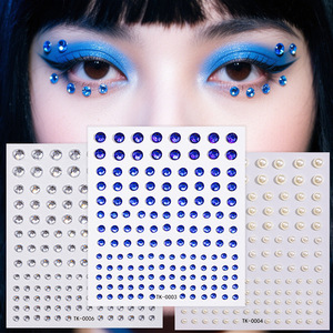 Pegatinas de Diamantes TK-0006, Cristales de Plástico para Accesorios de Maquillaje Permanente - Product Image 2