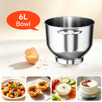 Robot culinaire électrique multifonction : Pétrin, mixeur, hachoir, batteur à gâteaux et blender