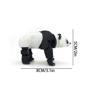 Porte-clés Panda Imprimés en 3D Transfrontaliers, Figurines Animales Créatives pour Artisanat, Ornements et Modèles d'Activités Partagées - Product Image 2