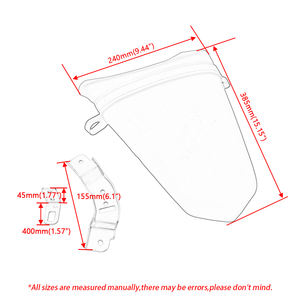 Asiento trasero de motocicleta para <span class=keywords><strong>Kawasaki</strong></span> <span class=keywords><strong>Ninja</strong></span> <span class=keywords><strong>650</strong></span> EX650 Z650 2017-2021 <span class=keywords><strong>2018</strong></span> 2019 2020 - Product Image 3