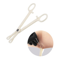 Pince à percer jetable, outils de perçage pour bijoux corporels, kit d'outils pour piercings nombril et nez, pince, ciseaux pour oreilles et mamelons, vente en gros