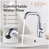Robinet de lavabo moderne en acier inoxydable, monocommande, pour hôtel, à poser sur le comptoir, finition chromée ou bronze, mélangeur, fabrication OEM
