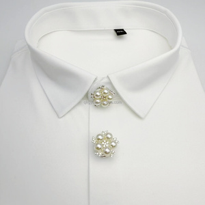 Bán Buôn Thanh Lịch Không Có May Rhinestone Lấp Lánh Quần Áo Nút Tùy Chỉnh Hoa Mô Hình Khuy Măng Sét Bao Gồm Cho Sinh Nhật Kinh Doanh OEM - Product Image 1