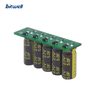 Module de supercondensateurs durables série 5, 13,5V/15V, 0,2F, 0,4F, 0,66F, 1,0F, 1,4F, 2F, 3F, 5F, 6F, 10F, 12F, 20F, 76F, 120F