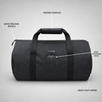 Sac de voyage convertible 3-en-1 personnalisé pour homme et femme, sac à vêtements pliable à suspendre, sac de sport et sac à dos pour voyages d'affaires