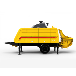 أفضل بيع HBT6013V 118kw التحكم الكهربائية مقطورة شنت مضخة مزج الخرسانة السعر - Product Image 1