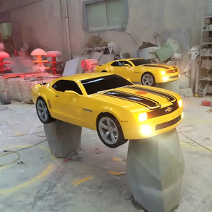 Venta al por mayor de fibra de vidrio de dibujos animados modelo de coche de dibujos animados película animada de diseño inspirado para centros de entretenimiento - Product Image 3