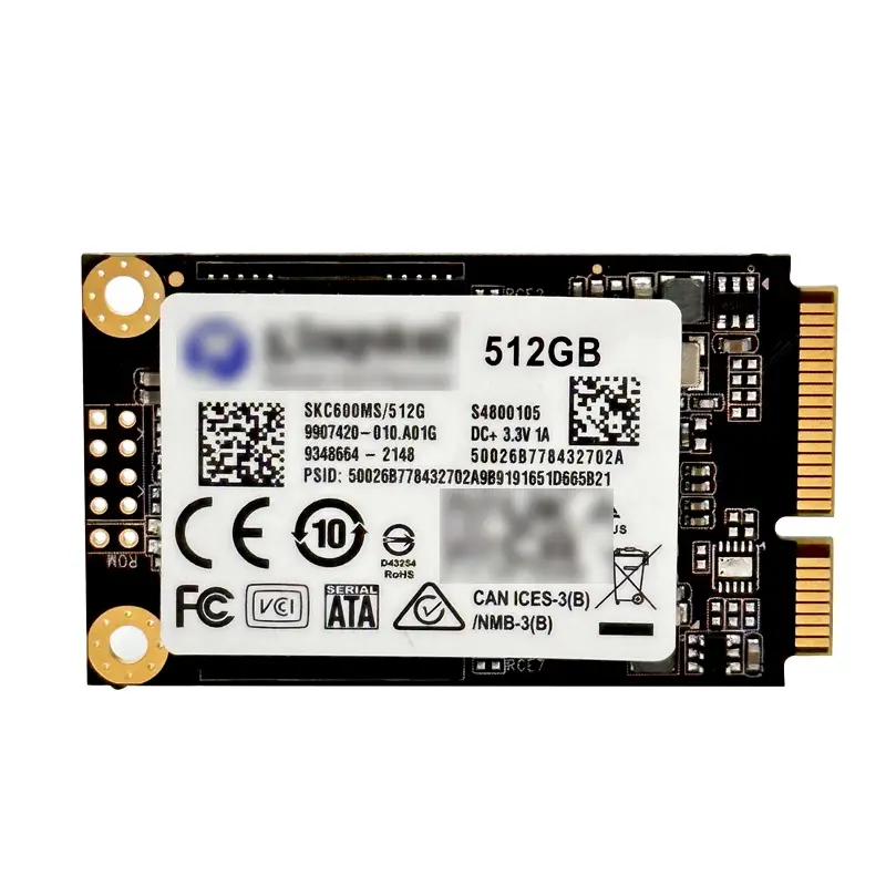 पूर्ण क्षमता mSata SSD Sata iii हार्ड डिस्क 64GB mSATA SSD सॉलिड स्टेट ड्राइव मिनी इंटरनल SATA3 5 साल की वारंटी