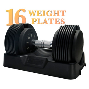 Ensemble d'haltères hexagonales réglables pour la salle de sport Solution polyvalente de musculation gratuite - Product Image 5