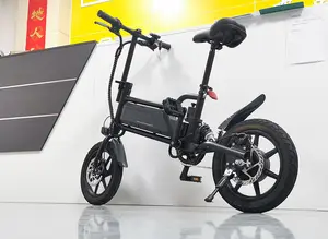 Vélo électrique pliable Emoko, bicyclette de ville 36v 14 pouces, grande batterie longue portée, 350w, europe ue usa entrepôt pour adulte