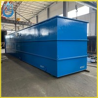 Planta de Tratamiento de Aguas Residuales Integrada en Contenedor de 100m³/D con MBR y MBBR para Mataderos y Fábricas de Procesamiento de Carne