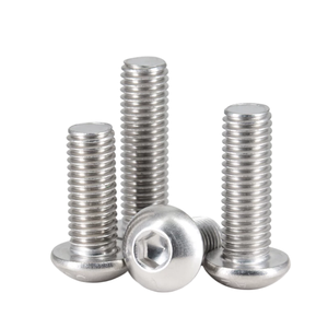 Misure in pollici 1/4 3/8 5/16 2 #   4 #   6 #   8 #   10 #   Viti a testa bombata esagonale con esagono incassato UNC UNF in <span class=keywords><strong>acciaio</strong></span> inossidabile A2-70 - Product Image 2