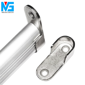 Supporto per <span class=keywords><strong>Armadio</strong></span> in Lega di Zinco, Staffa per Asta Ovale per Guardaroba e Scaffali - Product Image 1