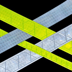 Cinta Reflectante <span class=keywords><strong>de</strong></span> PVC <span class=keywords><strong>de</strong></span> Alta Visibilidad para Coser en Chalecos <span class=keywords><strong>de</strong></span> Seguridad y Ropa <span class=keywords><strong>de</strong></span> Trabajo - Product Image 2