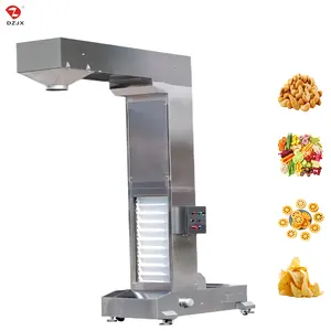 Dzjx Z Type Emmerlift Met Hopper Voor Voeding/Fabrikant Food Grade Z Type Emmer Lift Takel Apparatuur Te Koop