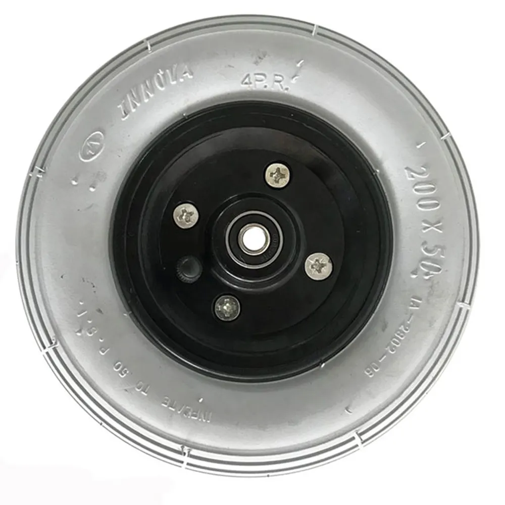 8 inch electric skateboard rubber tire wheels