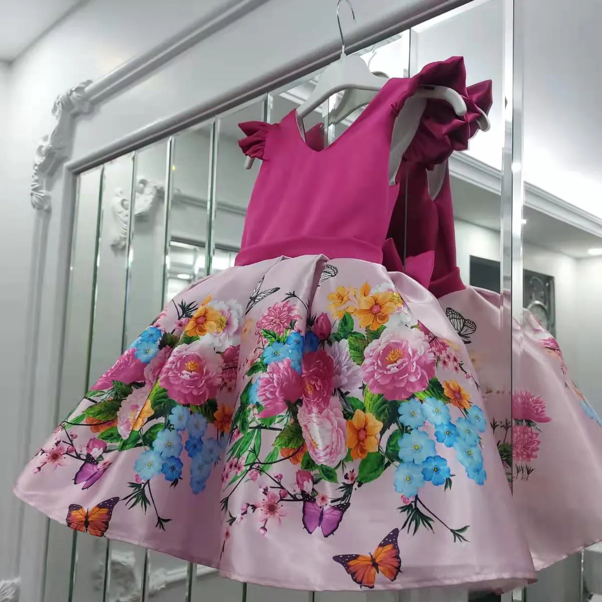 Новейшие дизайнерские платья для девочек, пышные платья для маленьких девочек, платья с цветочным узором для девочек, свадьбы, вечеринки для детей