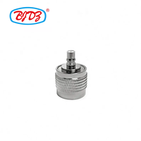 Adaptateur coaxial RF en laiton de type N mâle vers QMA femelle, en stock, directement de l'usine