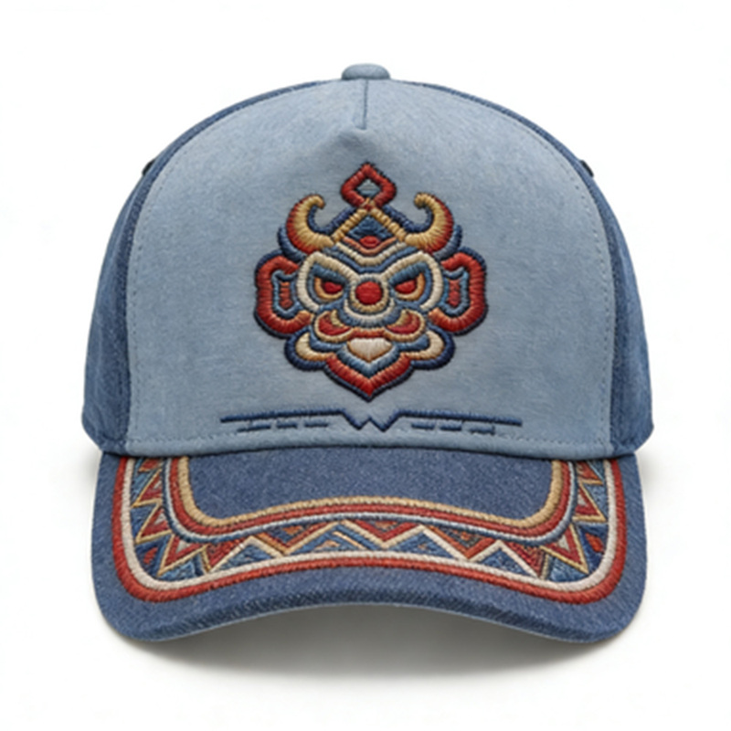 Ethnic Boho HOME Trucker Hat Intricate