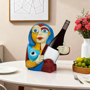 Soporte para Botellas <span class=keywords><strong>de</strong></span> Vino con Figura Abstracta <span class=keywords><strong>de</strong></span> Resina, Escultura Estilo <span class=keywords><strong>Picasso</strong></span>, Botellero Decorativo, <span class=keywords><strong>Estatua</strong></span> para el Hogar, Bar, Adorno <span class=keywords><strong>de</strong></span> Mesa, Regalo - Product Image 3