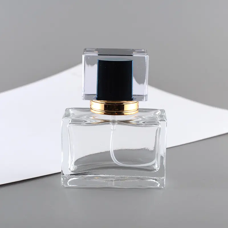 Custom Fashion Trend Fancy Glass Elegant Premium Refillable Perfume Bottles With Spray Atomizer