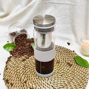 Carafe à café moderne et élégante en verre borosilicate transparent de grande capacité avec <span class=keywords><strong>filtre</strong></span> à extraction pour latte - Product Image 3