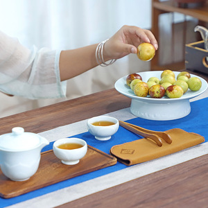 Assiette à fruits en céramique, ronde, en porcelaine, nouveau style chinois, pour table à thé, fête, plateau à collations et desserts - Product Image 4