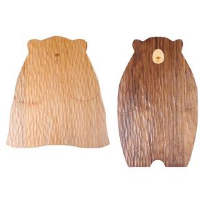 Solid Beech Wood Handmade Nordic Instagram Style Cartoon Bear Children's Dinner <strong>Plate</strong> - Product Image 5
