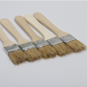 แปรงขนหมูด้ามไม้ 6 มม. แปรงทาสีบาร์บีคิวอเนกประสงค์ เครื่องมือทำความสะอาดฮาร์ดแวร์ - Product Image 2