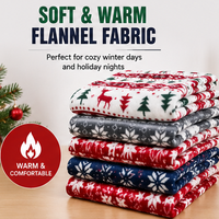 Pantalon de pyjama thermique unisexe pour adulte, doux en polaire et flanelle, avec imprimé nordique personnalisé, idéal pour l'automne et Noël, vente en gros