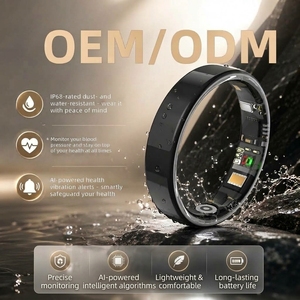 Anillo inteligente de acero inoxidable, monitor de salud y estado físico, monitor de frecuencia cardíaca y sueño, control por aplicación, carga USB - Product Image 2