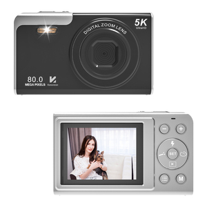Nouvelle caméra portable tendance pour vlog, design fin, vidéo 5K, 80MP, écran 2,8'', appareil photo numérique compact pour la photographie étudiante - Product Image 6