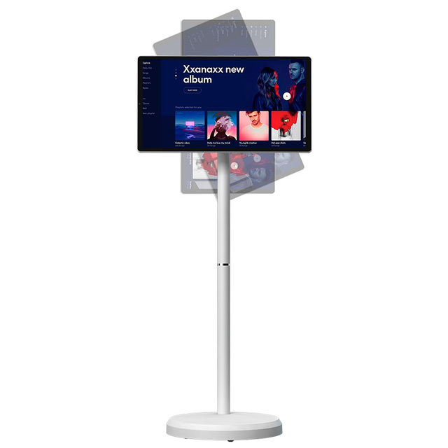 New Digital DisplayTouch Screen Smart TV Smart Screen Television 21.5 Inch White 10 Point Touch Lcd Portable TV Monitor