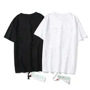 Streetwear manufacture t-shirt hommes surdimensionné qualité Baggy t-shirt homme de marque col rond coton blanc T-Shirts