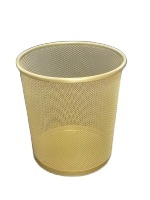 High Quality Office Household Metal Paper Rose Gold Waste Bin Wastebasket Trash Bin - Product Image 3