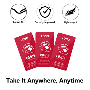 Suministro de Fábrica OEM: Tiras Orales de Coenzima Q10 de Disolución Rápida para la Salud Cardíaca, con LOGO Personalizado, de Absorción Rápida - Product Image 5