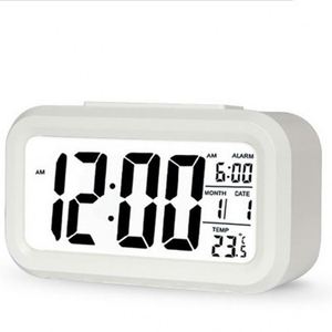 Large Lcd Display Low Sensor Technology Soft Night Light Watch Digital Alarm Clock - Product Image 5