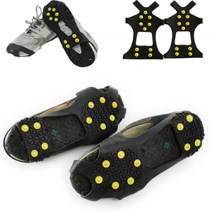 Chaussures d'hiver d'extérieur antidérapantes à 10 crampons pour la marche sur glace - Product Image 1