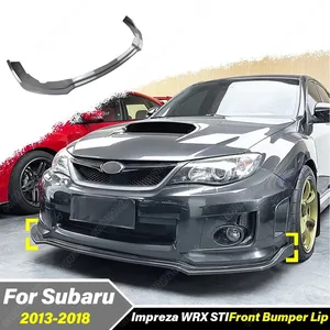 สำหรับ Impreza WRX STI ปี 2013 2014 2015 2016 2017 2018 สปอยเลอร์กันชนหน้ารถยนต์ อุปกรณ์ตกแต่งด้านหน้า - Product Image 1