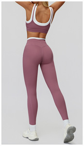 Joyyoung 2026 Nuovo Set Yoga da Donna 2 Pezzi: Leggings e Reggiseno Senza Schienale, Completo Sportivo <span class=keywords><strong>Femminile</strong></span> - Product Image 6