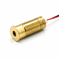 Module laser vert ZhonNa 13x32mm 532nm 45mW, portable, faisceau croisé Starlight, tête métallique, pièces et accessoires d'équipement laser, DC2.3-5V