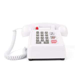 Conférence à faible coût One Click SOS Help pour les personnes âgées Téléphone filaire pour les personnes âgées - Product Image 4