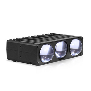 ไฟสปอร์ตไลท์ LED สีเหลืองขาว 9-16V <span class=keywords><strong>U89</strong></span> พร้อมเลนส์โปรเจคเตอร์ 3 เลนส์ ไฟสปอร์ตไลท์เสริมสำหรับกระจังหน้า ไฟตัดหมอก - Product Image 5