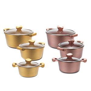Juego de ollas Zogifts, utensilios de cocina antiadherentes, cazuela de aluminio con cubierta de vidrio, Cocina eléctrica de cerámica, arcilla de hierro fundido, grande Industrial - Product Image 5